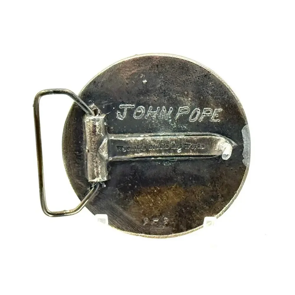 Wyoming Studio Art Works NRA Belt Buckle